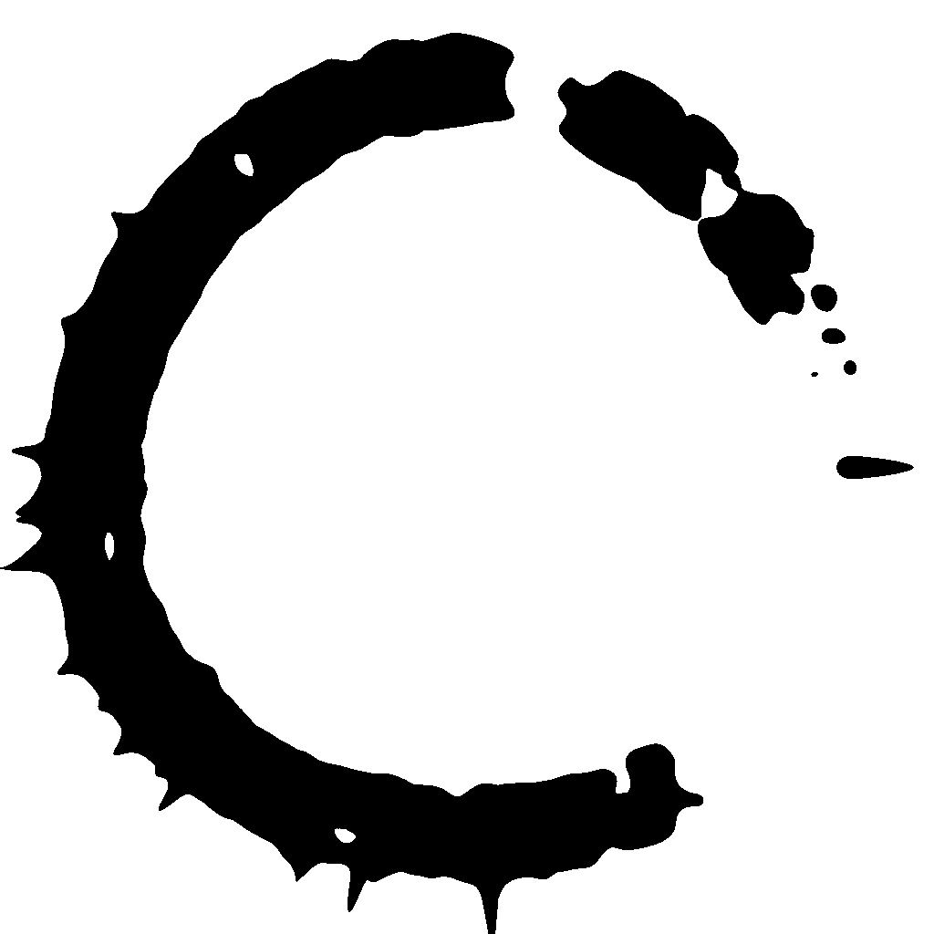 The two glyphs for 'Louise' and 'weapon' overlapped into one combined glyph